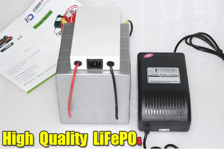 Perfect 24V 40AH LiFePO4 Battery Pack , 1000W Electric bicycle Scooter lithium battery + BMS + Charger , Free Shipping 7