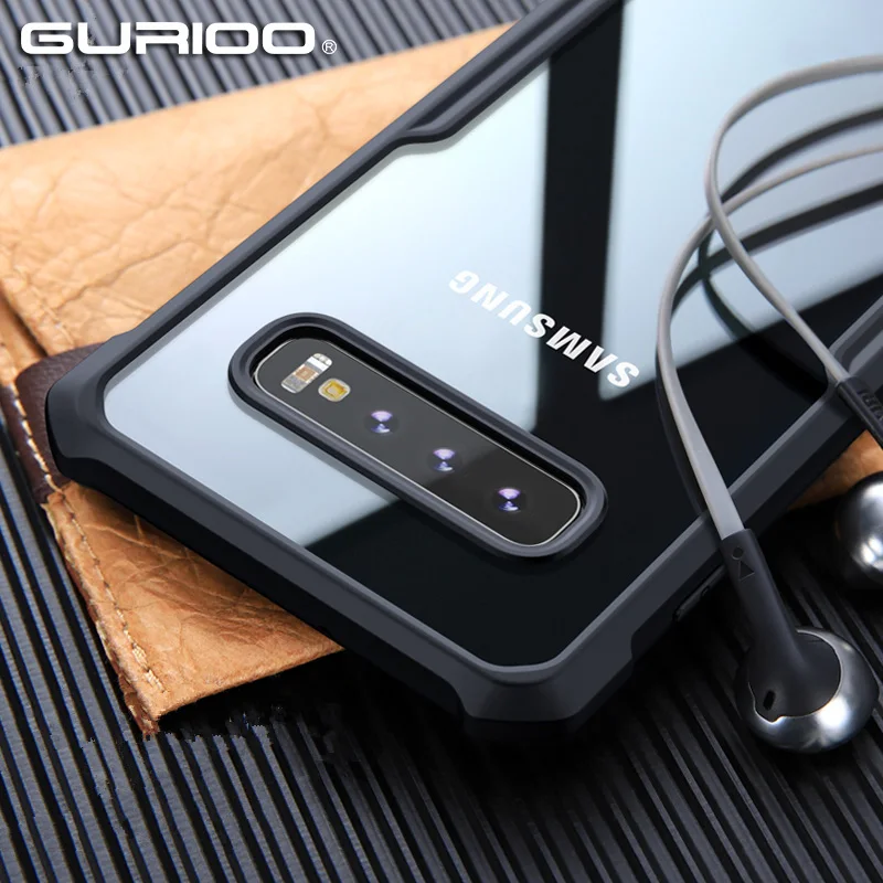 

Shockproof Armor Case For Samsung Galaxy S10 Plus S10E Transparent Cases Cover For Samsung S8 S9 Plus Note 8 9 Silicone Coque