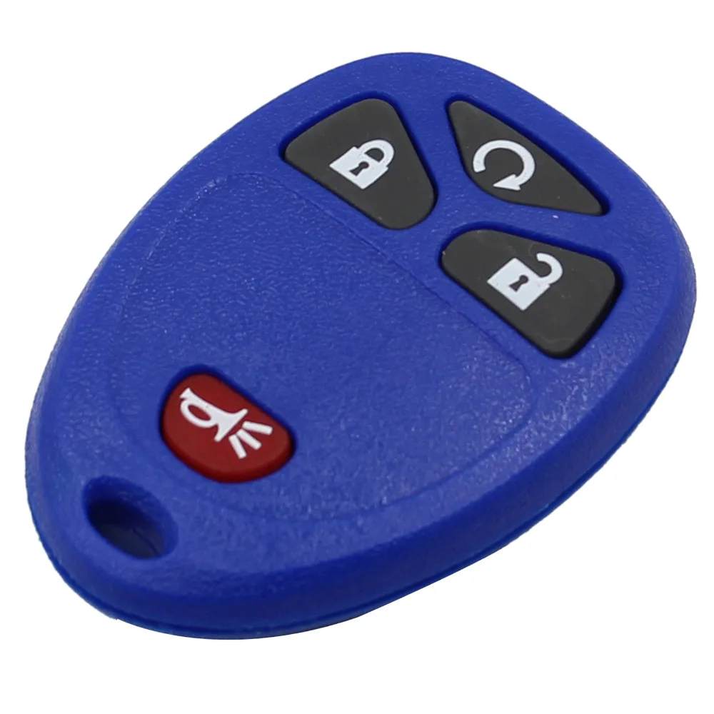 4 Buttons Key Car 3 Button + Panic Keyless Entry Remote Key Fob Shell