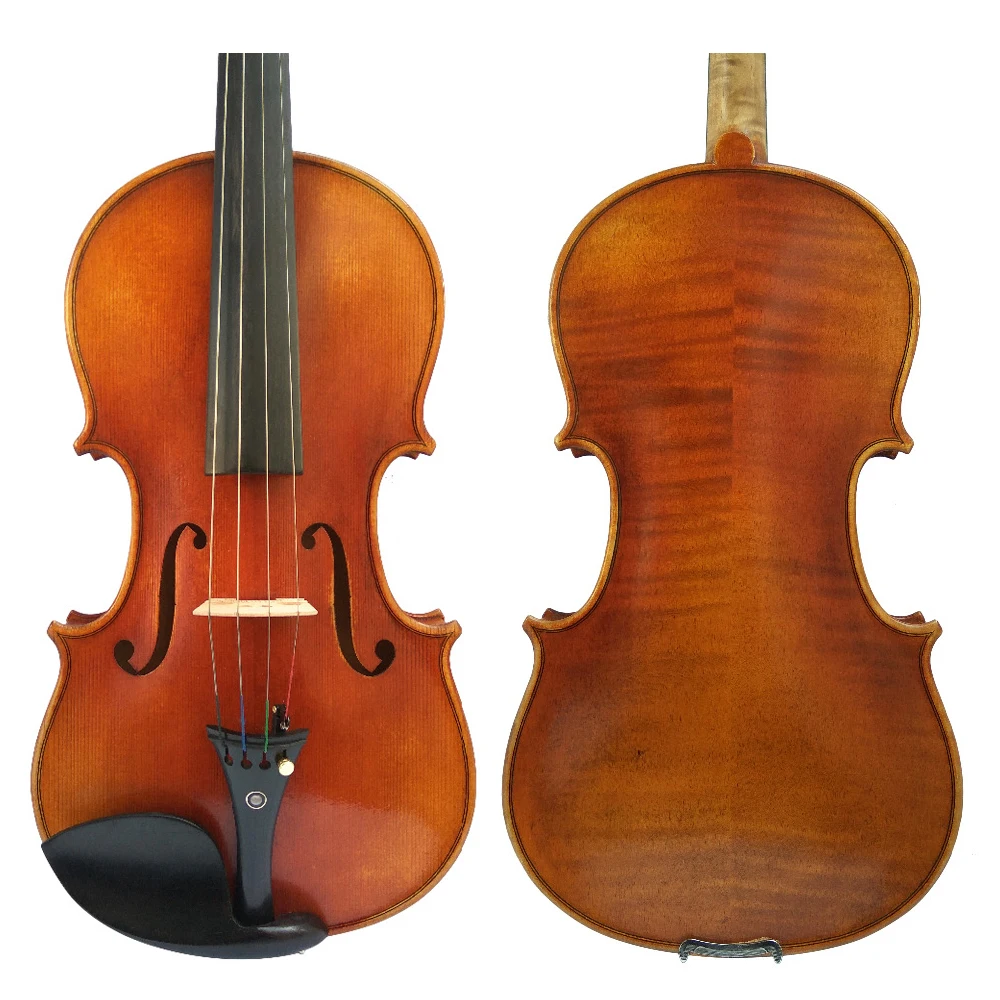 

Free Shipping Antonio Stradivari 1715 Model Violin FPVN13 with Canvas Case and Brazil Bow