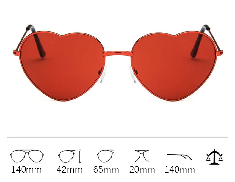 Сердце Солнцезащитные очки женские модные брендовые дизайнерские ретро кошачий глаз градиент цвета конфеты Солнцезащитные очки для женщин Любовь Сердце очки