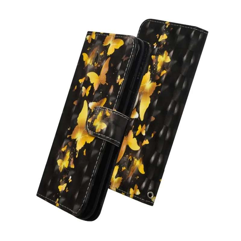 3D кожаный флип чехол для Huawei P20 Lite Pro Y3 Y5 Y6 Y9 2018 2017 Чехол кошелек с подставкой P Smart