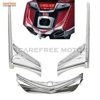 

Smoke LED Motorcycle Rear Light Vertical Strip Moto Fender Brake Tail Light Signal case for Honda GL1800 F6B 2012-2016 13 14 15