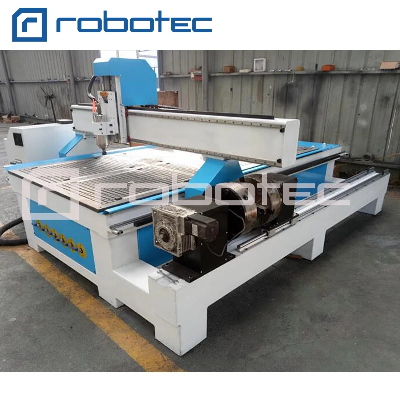 

China Equipment 1325 4 axis 3D Wood CNC Router For Door Making Milling Machine Price