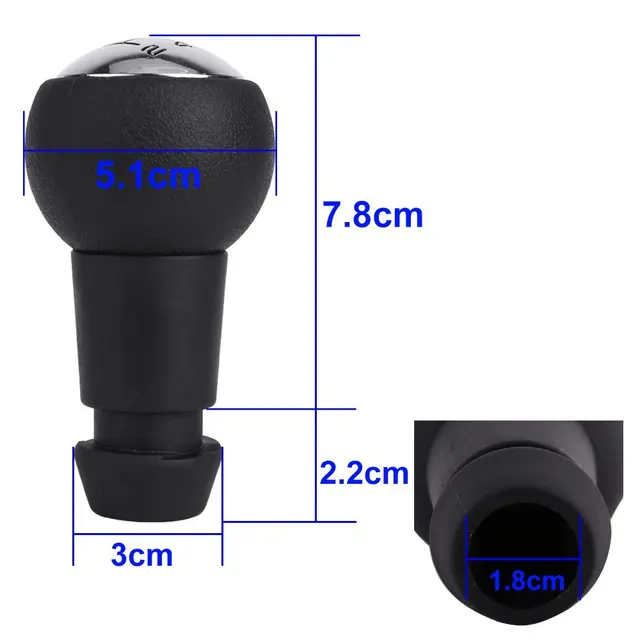 Acheter Pommeau De Levier De Vitesse De Voiture à 5 Vitesses, Adaptateur En Plastique Pour Citroën C2 C3 C4 SAXO XSARA PICASSO Pour PEUGEOT 106 206 306 107