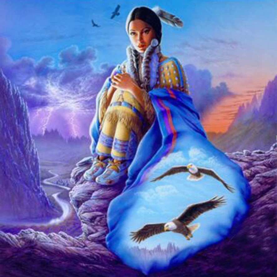 3D DIY Diamond Embroidery,5D Diamond painting,Diamond mosaic,Indian