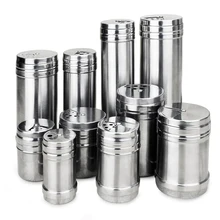 Индивидуальный логотип печать Кухня из нержавеющей стали приправы поле барбекю приправы бутылки перец приправа порошок горшок