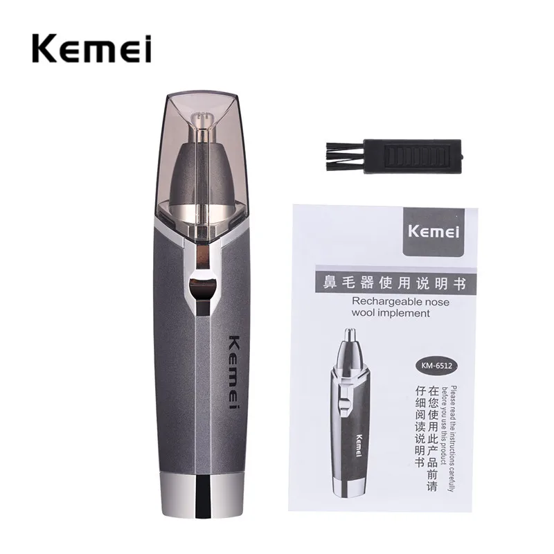 Harga Kemei Pemangkas Rambut Hidung Aman Perawatan Wajah Cukur untuk Hidung Telinga Trimer Hair Removal Mesin dengan Tahan Air Stainless Steel Blade 34
