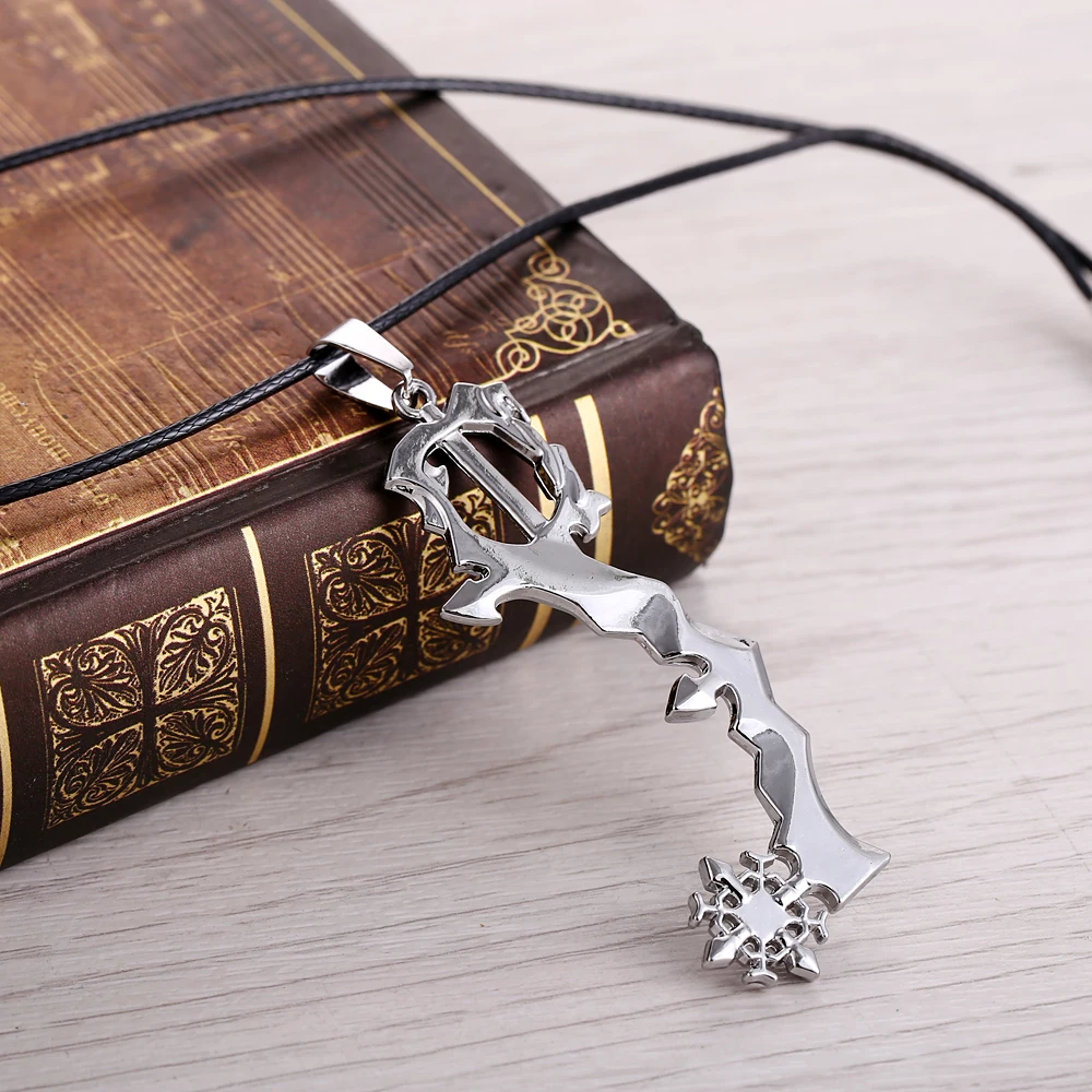 12 шт./партия Горячая игра Королевство Сердца металлическое Ожерелье Keyblade кулон Косплей Аксессуары Ювелирные изделия подарок