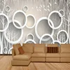 Custom Mural Wallpaper Modern Abstract Art Circle Forest Photo Wall Murals Living Room TV Sofa Background Wall Painting Frescoes ► Photo 2/6