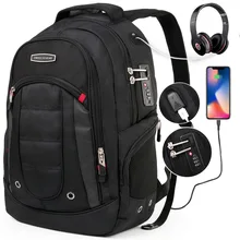 Швейцарский usb рюкзак для ноутбука 17 дюймов, сумка для компьютера, мужской рюкзак, многофункциональный рюкзак для мальчика, мужской рюкзак, женская сумка для школы