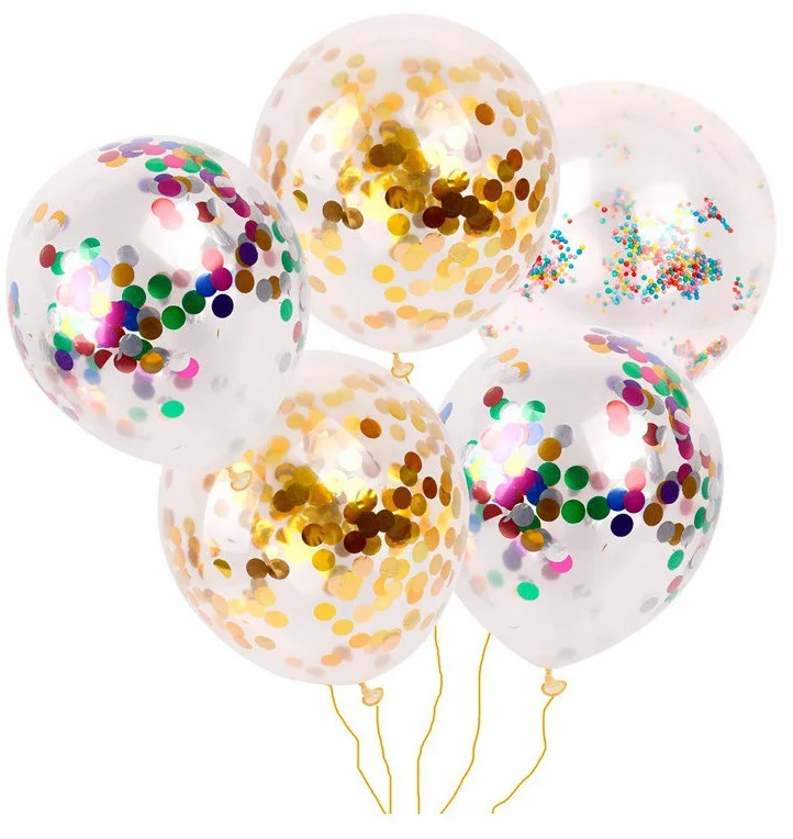 Высококачественные конфетти воздушные шары Прозрачные Шары вечерние украшения для свадебной вечеринки детские товары для дня рождения Воздушные шары игрушки