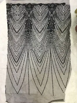 

6 designs option on sale african tulle lace fabric beautiful french net lace fabric Jolin-43046 with glued glitter
