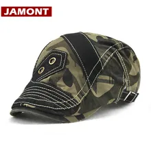 [JAMONT] Камуфляжный берет Sway Кепка головные уборы для мужчин и женщин кепки с козырьком от солнца Gorras Лоскутная плоская кепка s Casquette