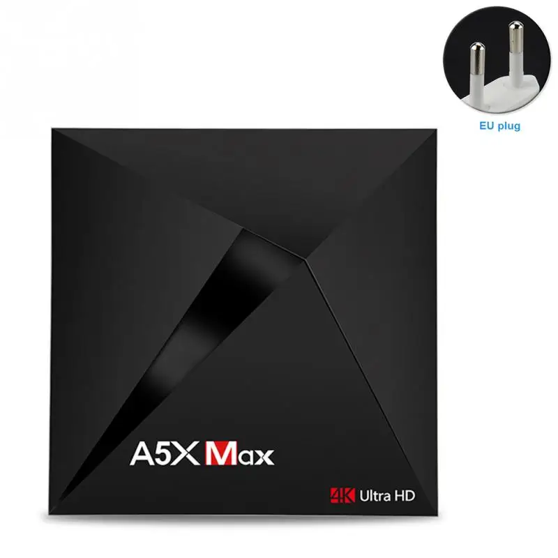 

Android 7.1 A5X Pro 4GB 32GB Smart TV Box 4K 1080P HD Streaming TV Box Receiver Dual Wireless network Set Top Box #0827