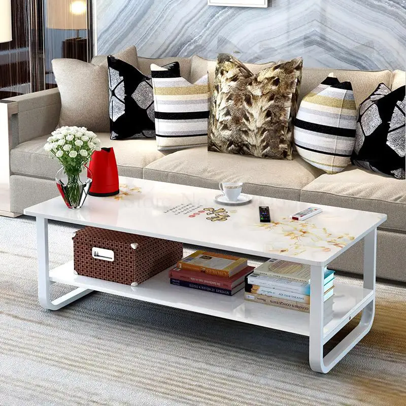 Living room coffee table simple modern coffee table small apartment low table creative coffee table assembly