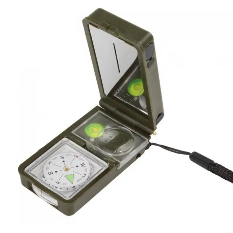 

Outdoor Survival Military Camping Hiking Compass Tool Kit Combination Compass Kit 10-in-1 multi-function