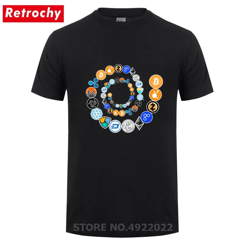 New arrival Cryptocurrency Spiral tshirt Funny blockchainOmiseGo Crypto networkQtum Ethereum T-shirt Man shirts Bitcoin Litecoin New arrival Cryptocurrency Spiral tshirt Funny blockchainOmiseGo Crypto networkQtum Ethereum T-shirt Man shirts Bitcoin Litecoin