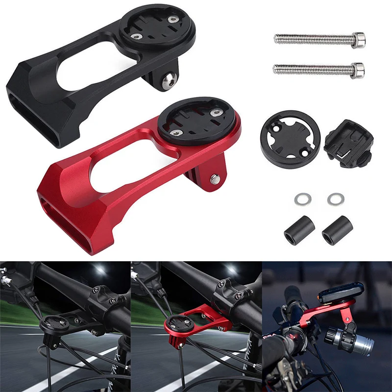 

Universal Out Front Bike Computer Mount, Handlebar Bracket Cycle Cellphone/Flashlight/Action Camera Holders