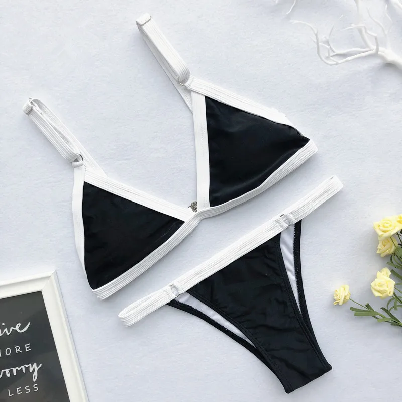 Bikinx треугольник красный купальник женский купальный костюм спортивный