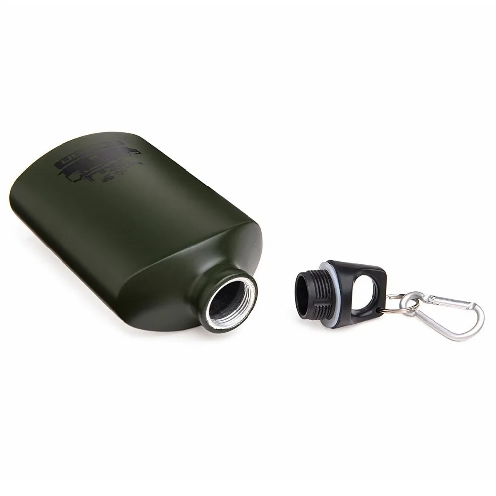 FEIJIAN походная алюминиевая фляга для воды 500 / 600 мл|sports water bottle|outdoor sports bottlemilitary canteen |