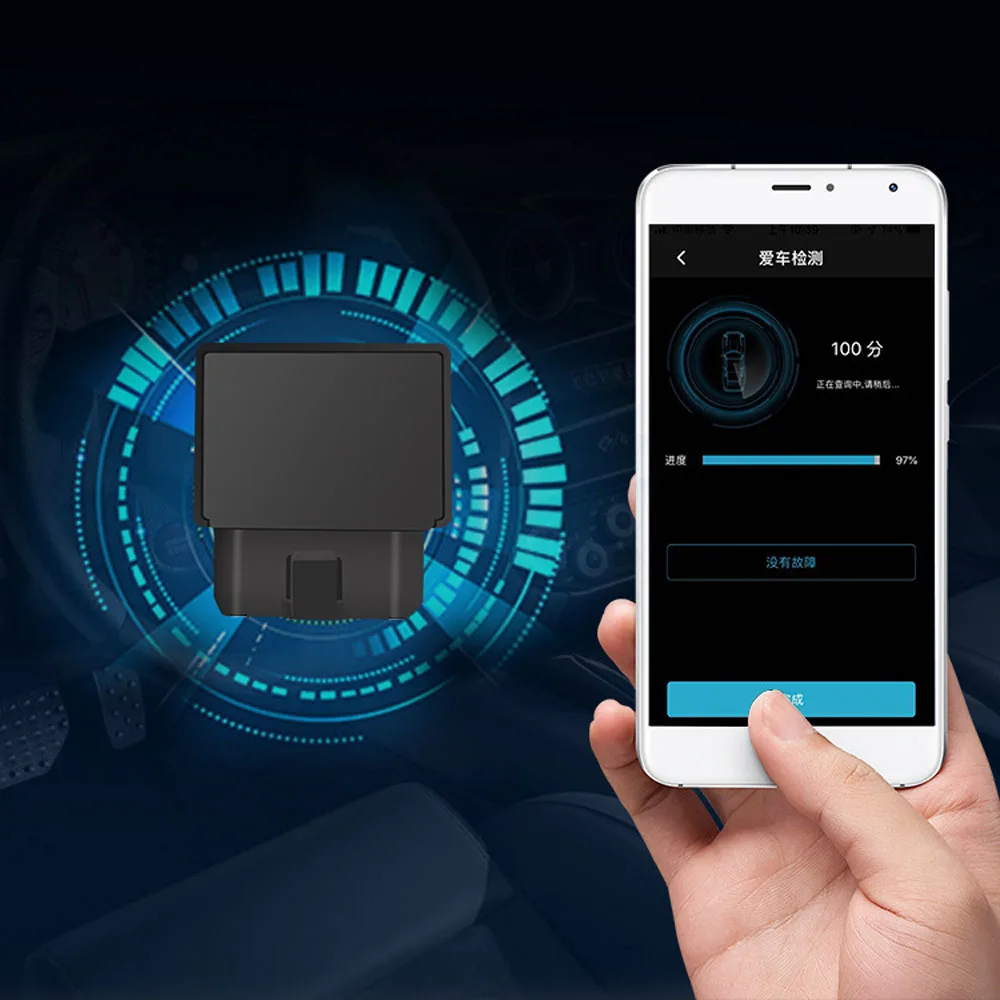 Автомобильный OBD gps трекер Plug Play без необходимости настройки автомобиля OBD2