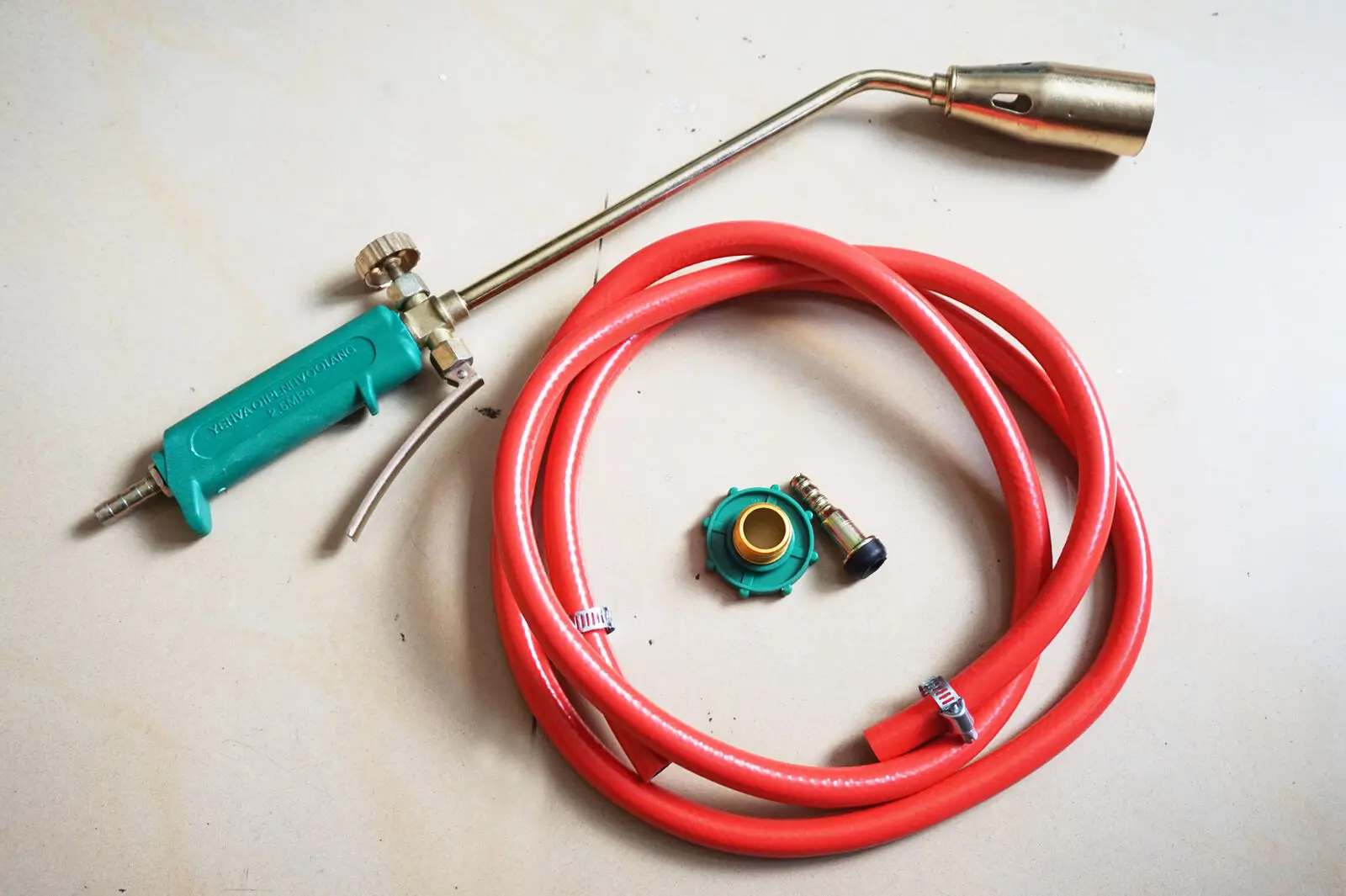 

Propane Weed Burner Torch Weed Killer Gas Piezo Fire Lighter & Hose - Two Switch