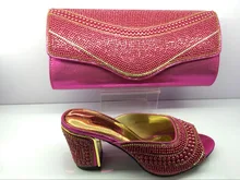 (MF091) African schuh und tasche set für partei italienischen schuh mit perlen und passende tasche neue design damen passende schuh-und tasche.