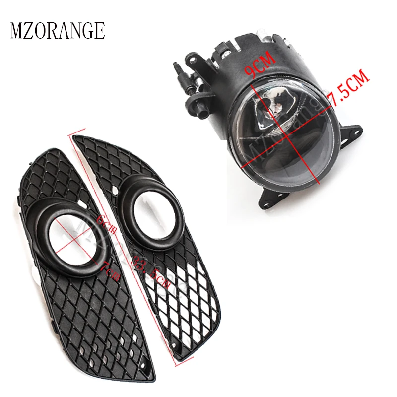 

MZORANGE Fog Light Fog Lamp For Mitsubish Lancer Lancer-ex 08-13 H11 Front Bumper Grille Driving Fog Lamp Wiring Harness Switch