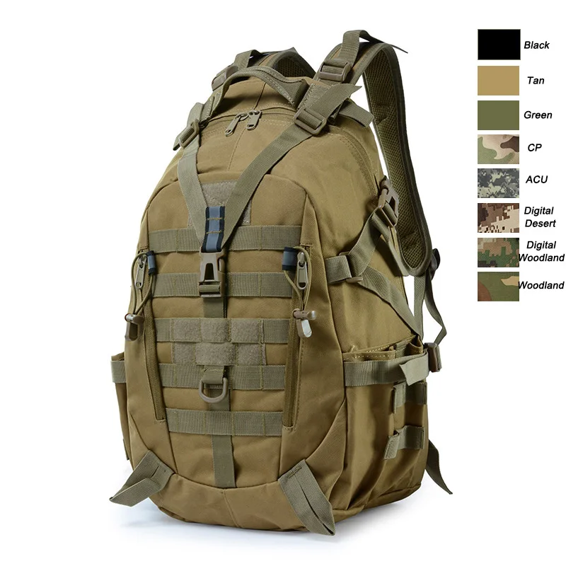 

Outdoor Tactical Pack / Bag/ Rucksack / Knapsack / Assault Combat Camouflage Tactical Molle Backpack
