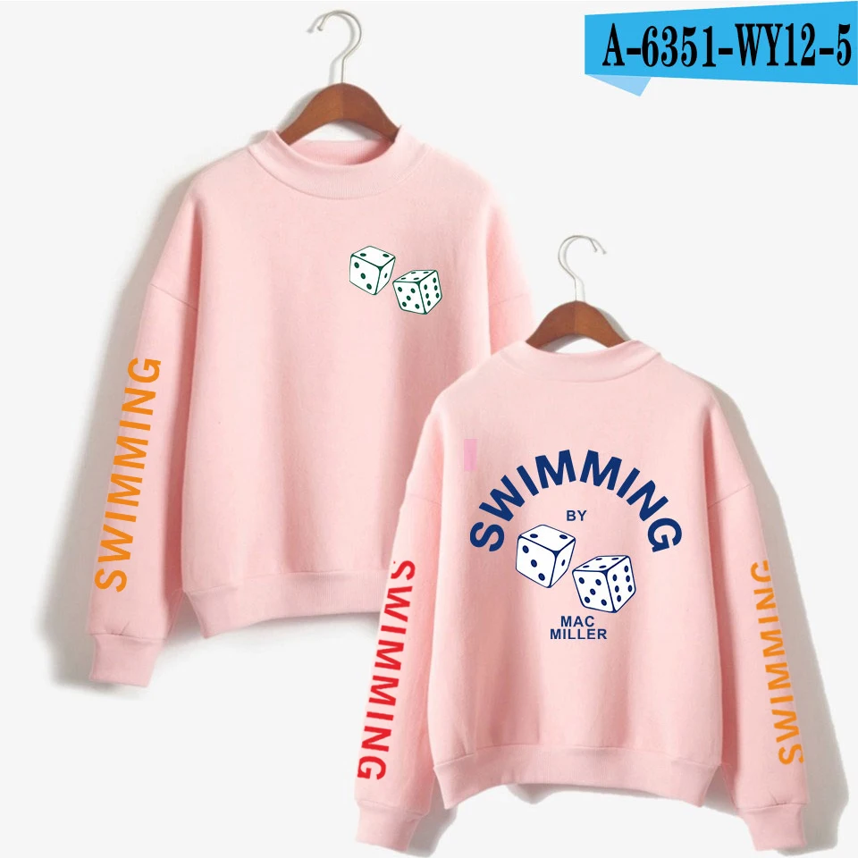 LUCKYFRIDAYF Mac Miller caoless толстовки мужские wo мужские пуловеры с принтом альбома Kpop хит-хоп мужские толстовки крутая одежда - Цвет: Pink