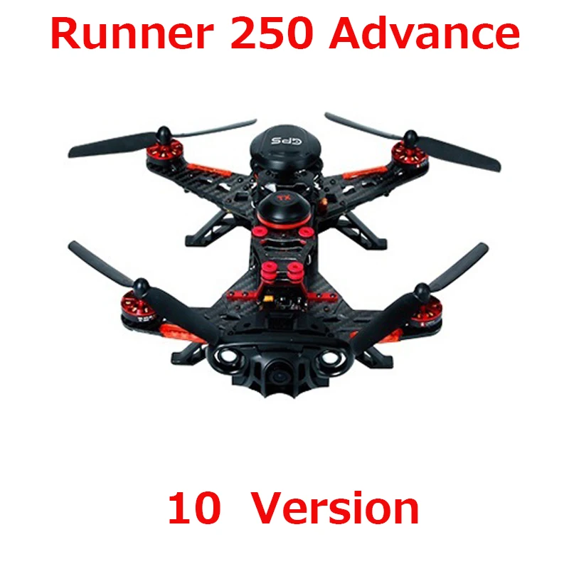 10 Version Original Walkera Runner 250 Advance Runner 250 R GPS Camera RC Drone Quadcopter