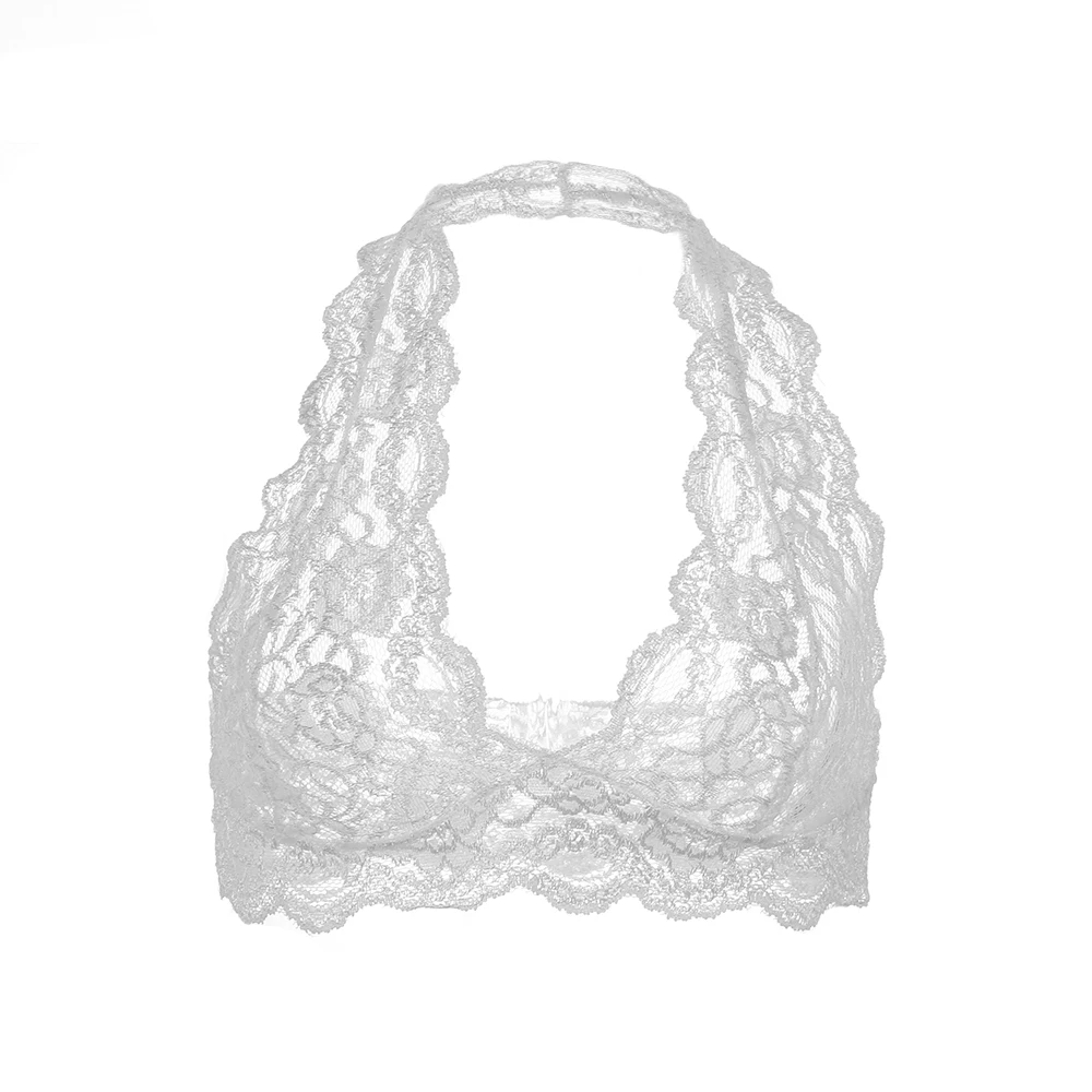 

Summer Women Sexy Plus Size Lace Vest Floral Open Slit Tank Crop Tops Cut Out Plunging Bralette Bra Exotic Underwear S/M/L/XL