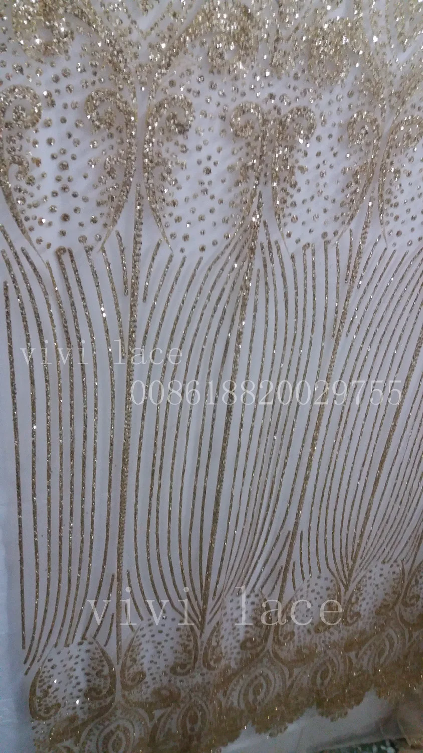 

5yards AYX027 champagne gold dobby sparkle glued glitter african tulle mesh lace for wedding dress/evening dress,ship by dhl