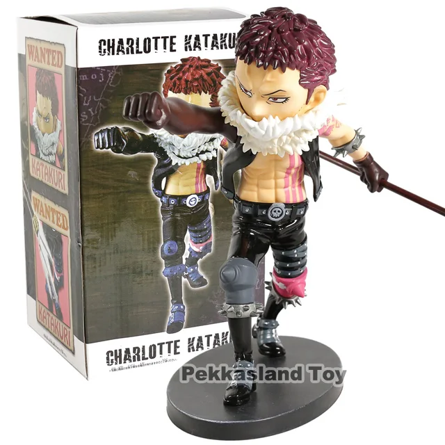 Best Offers Japanese anime figure one piece Charlotte Katakuri Q version action figure collectible model toys for boys
