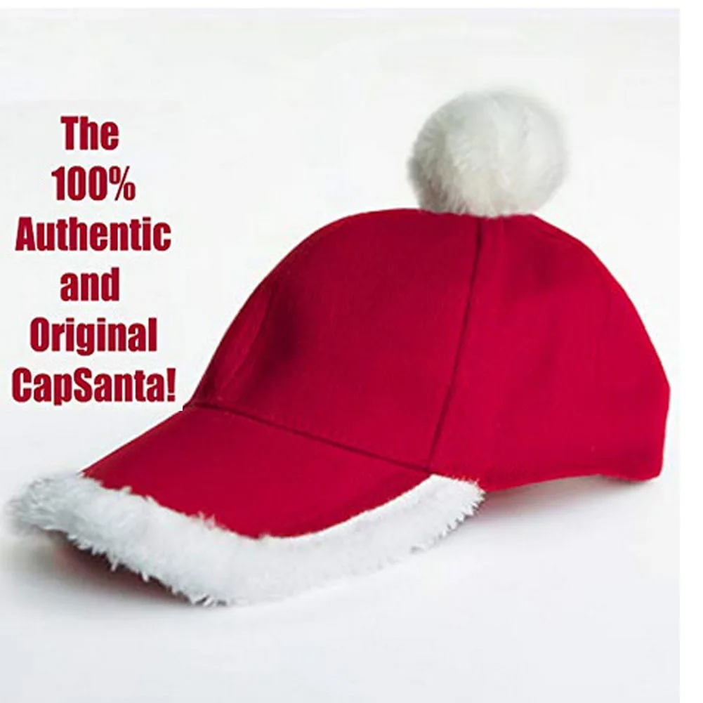 

Red Christmas Hats Santa Hat Decor Hats for Children Adults New Year Gifts Authentic and Original Capsantal