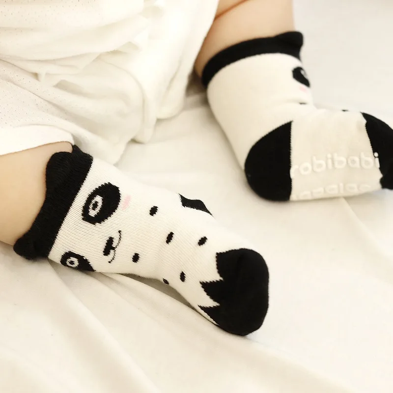 Новое поступление, носки для новорожденных, милые Нескользящие короткие удобные Носки с рисунком для маленьких мальчиков и девочек - Цвет: 05
