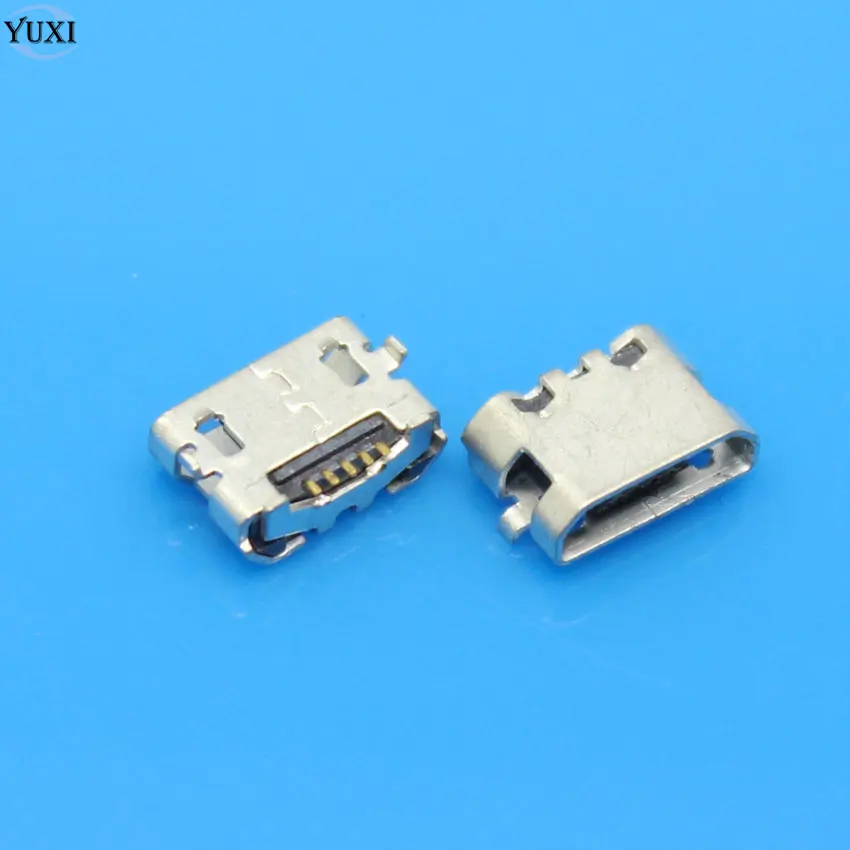 

YuXi 10pcs Micro USB Female Connector Jack 5Pin Charging Socket for Sony U5 U5i V3 E7 for HTC EVO 4G A9292 G6 G8 G13 G10