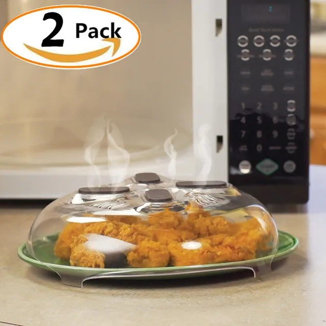 Kitchen Tools Gadgets 2pcs New Food Cover Splatter Guard Microwave Kitchen Tools Gadgets 2pcs New Food Cover Splatter Guard Microwave Hover Anti Sputtering U70909