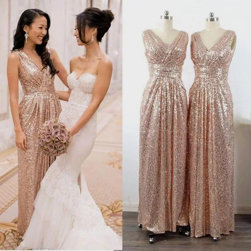 rosa champanhe vestido