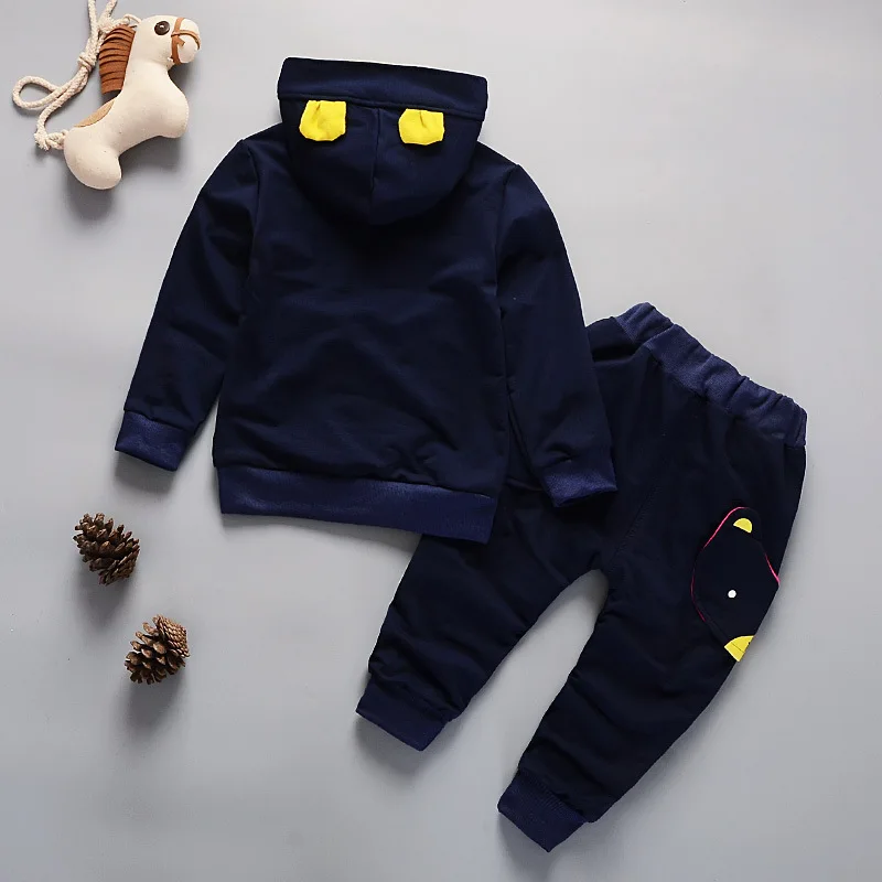 IENENS الاطفال الفتيان الفتيات الملابس مجموعة هوديس وتتسابق الأطفال مجموعات تي شيرت + السراويل الطفل طفل صبي الكرتون الملابس الدعاوى