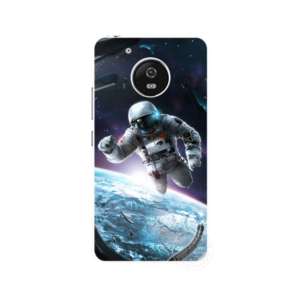 HAMEINUO Космос любовь Луна астронавт чехол для Motorola Moto G6 G5 G5S G4 PLAY PLUS ZUK Z2 pro|cover for