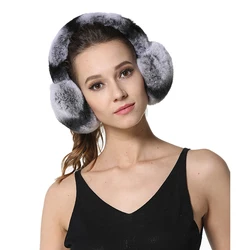 IANLAN Winter Outdoor Womens Real Fur Earmuffs Girls Full-pelt Rex Rabbit Fur Earflaps Ladies Soft Warm Ear Warmers IL00034 IANLAN Winter Outdoor Womens Real Fur Earmuffs Girls Full-pelt Rex Rabbit Fur Earflaps Ladies Soft Warm Ear Warmers IL00034