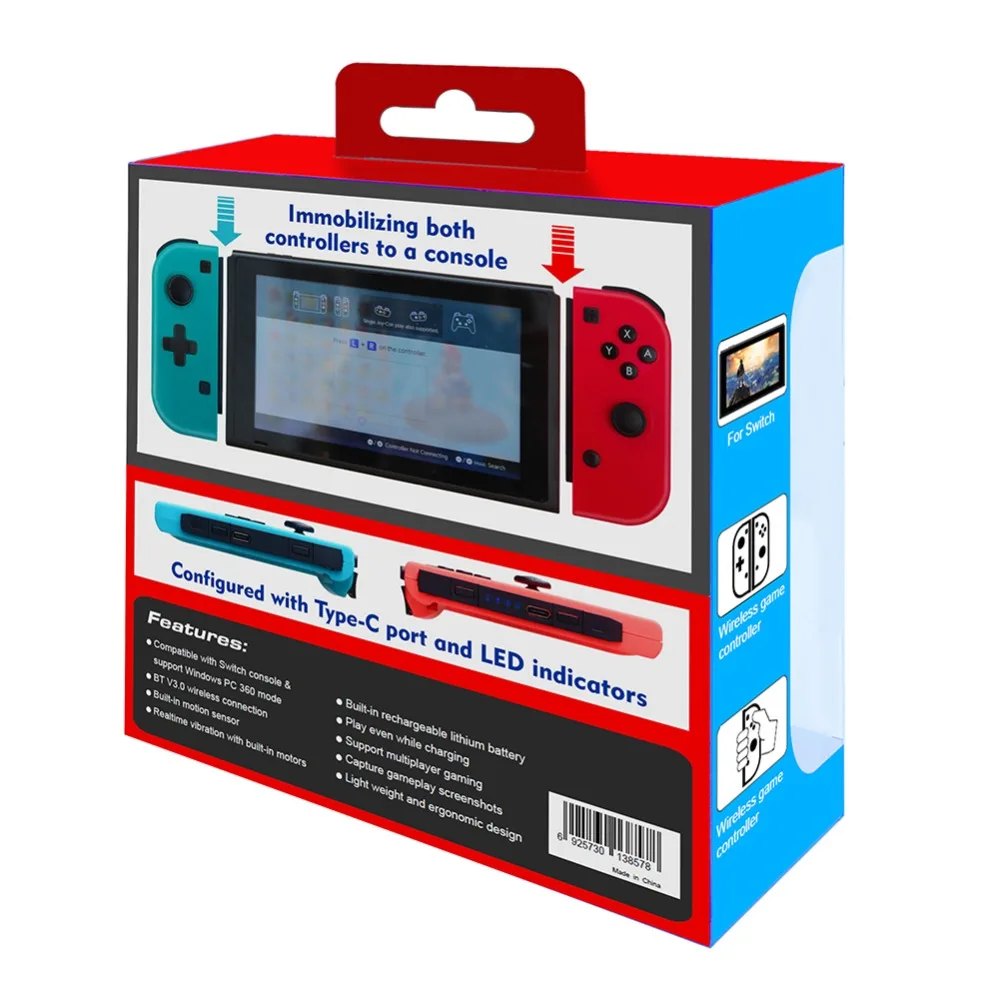 Controlador de Control de Mando profesional inalámbrico Bluetooth para consola de interruptores Nintend controlador de Gamepads Joystick para Switch dos switch joy con - 5
