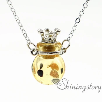 

ball diffuser necklaces wholesale essential oil locket necklace diffuser pendant wholesale miniature glass bottles pendan