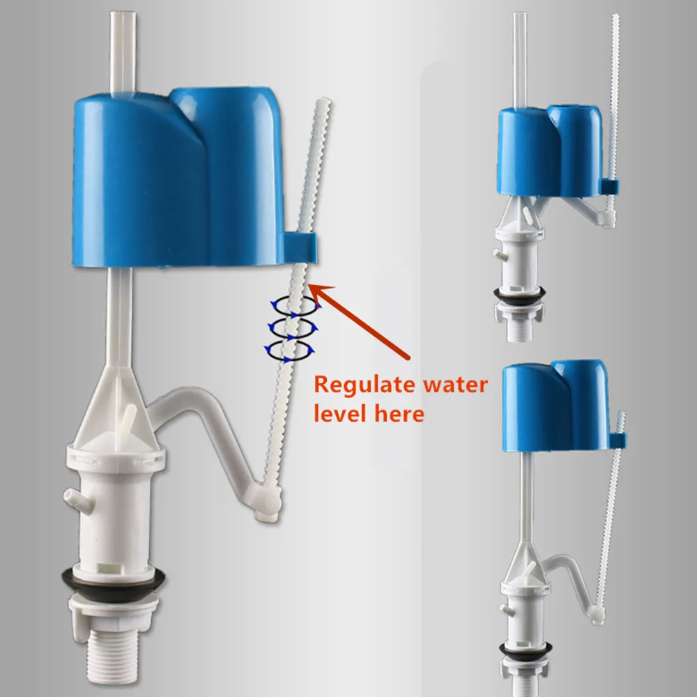 Торговля качество валюты смывной туалет фитинг для резервуара с водой впускной клапан части аксессуар уровень воды регулируемая высота может отрезать