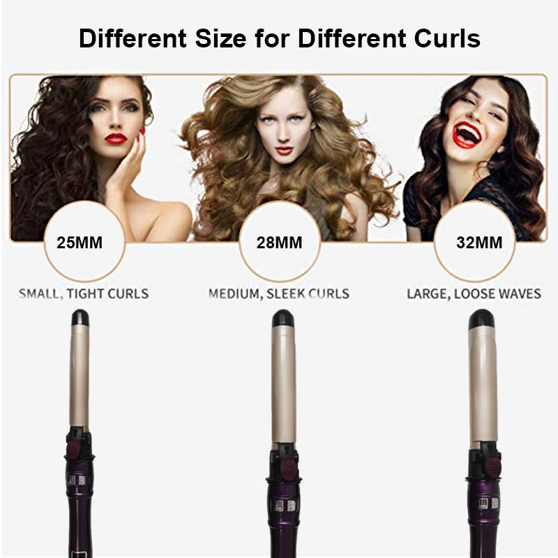 Auto Hair Curler Curling Iron Automatic Easy Styling Hair Curler Ceramic Curling Wand Heating Hair Roller Auto Styling Tools 3