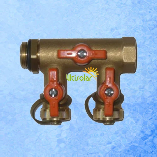 US-RPV-G43 Self-Designed Replenishing Valve Brass Surge Check Three Head 3G/4 inch for Solar Water Heater |