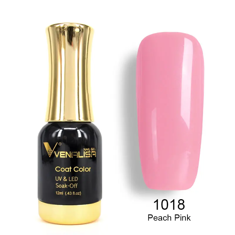 60751 Venalisa Гель-лак, 111 цветов, Золотая бутылка, долговечный салонный цветной лак, впитывающий УФ и светодиодный Гель-лак для ногтей 12 мл - Цвет: 1018
