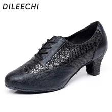 Dileechi Современная танцевальная обувь для взрослых женщин Костюмы для латиноамериканских танцев indoor танцевальная обувь женские мягкие подошва общение Танцы